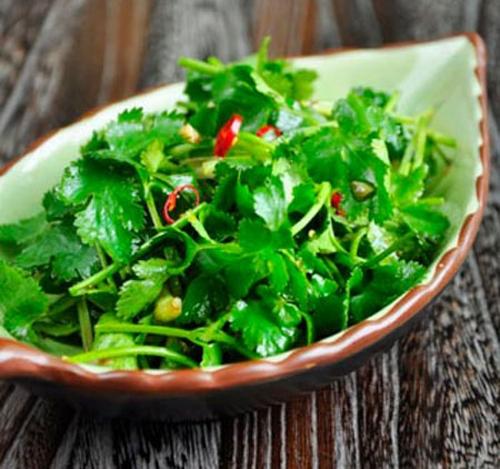 Gia vị giảm béo: Rau mùi