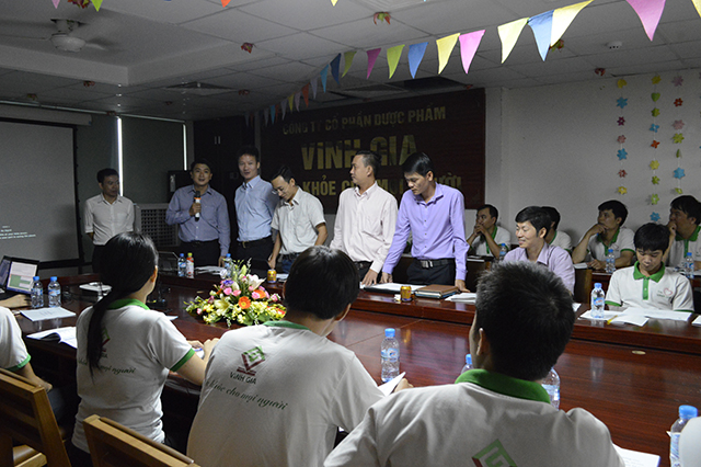 Ban lãnh đạo chi nhánh DP Vinh Gia miền Nam