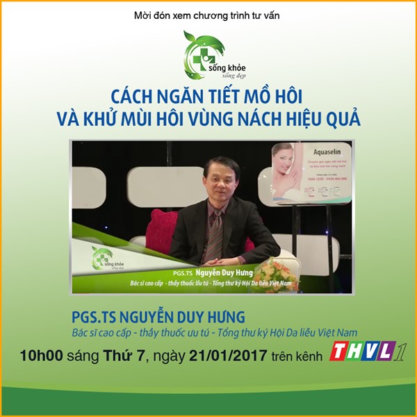 [Bác sĩ tư vấn] – Cách ngăn tiết mồ hôi và khử mùi hôi vùng nách hiệu quả