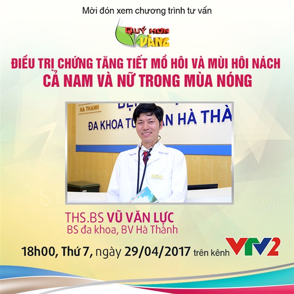 [Bác sĩ tư vấn] – Điều trị chứng tăng tiết mồ hôi và mùi hôi nách cả nam và nữ trong mùa nóng