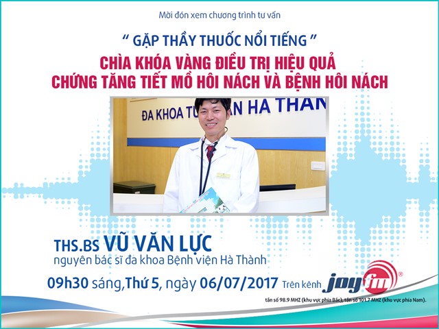[Bác sĩ tư vấn] – Chìa khóa vàng điều trị hiệu quả chứng tăng tiết mồ hôi nách và bệnh hôi nách