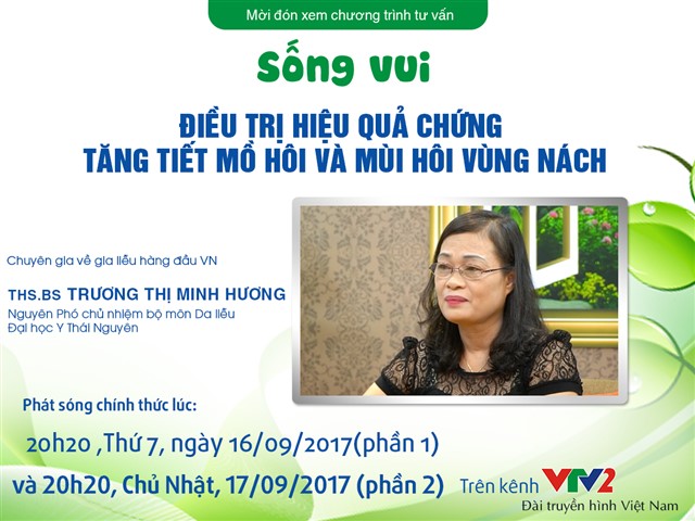 [Bác sĩ tư vấn] – Điều trị hiệu quả chứng tăng tiết mồ hôi và mùi hôi vùng nách