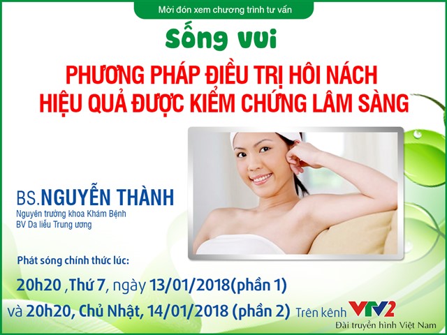 [Bác sĩ tư vấn] – Phương pháp điều trị hôi nách hiệu quả được kiểm chứng lâm sàng
