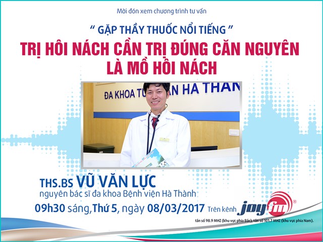 [Bác sĩ tư vấn] – Trị hôi nách cần trị đúng căn nguyên là mồ hôi nách