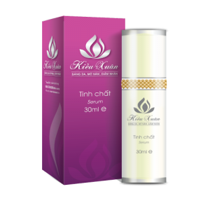Tinh chất serum Kiều Xuân Giúp làm mờ các vết nám, sạm, tàn nhang, đốm nâu trên da