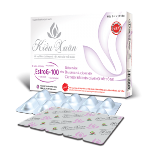 Viên uống Kiều Xuân Estrog-100: hỗ trợ Tăng cường nôi tiết – Kéo dài tuổi xuân
