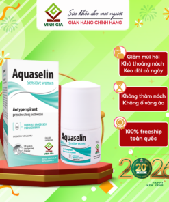 Lăn khử mùi dành cho nữ Aquaselin Sensitive Women 50ml (màu xanh nhạt)