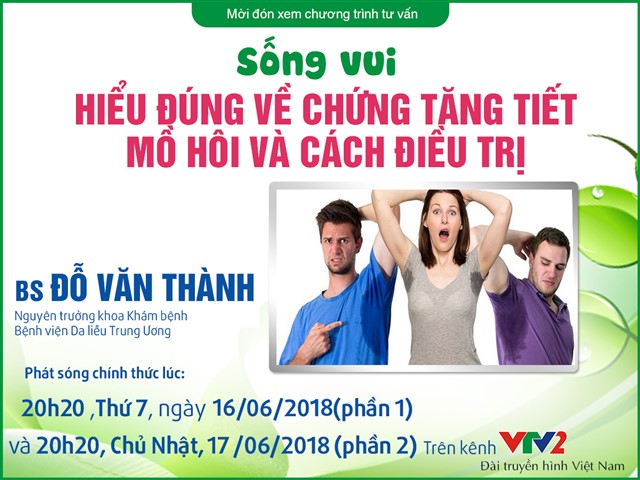[Bác sĩ tư vấn] – Hiểu đúng về chứng tăng tiết mồ hôi và cách điều trị