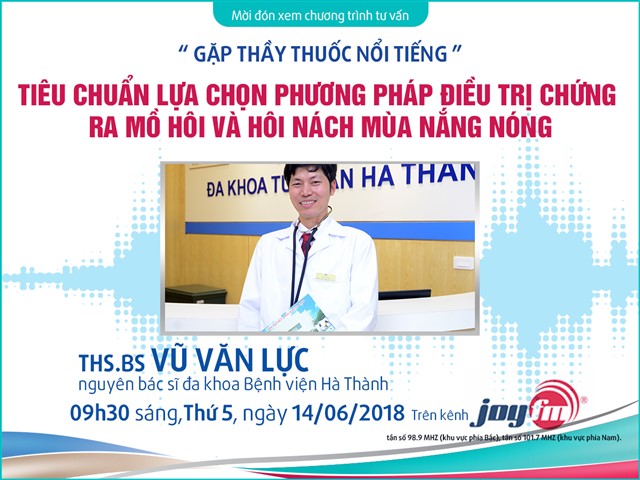 [Bác sĩ tư vấn] – Tiêu chuẩn lựa chọn phương pháp điều trị chứng ra mồ hôi và hôi nách mùa nắng nóng