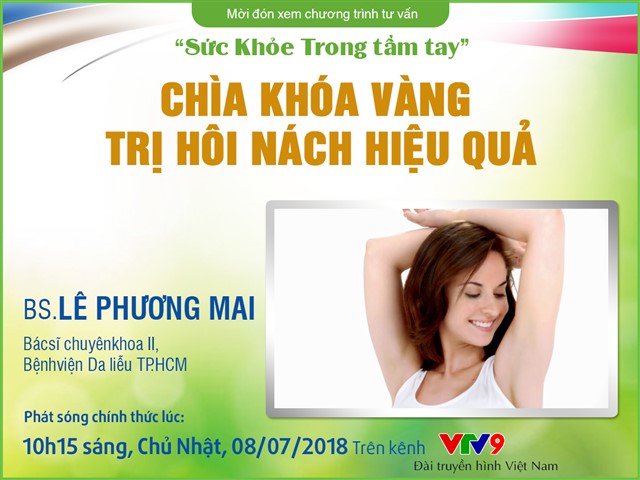 [Bác sĩ tư vấn] – Chìa khóa vàng trị hôi nách hiệu quả