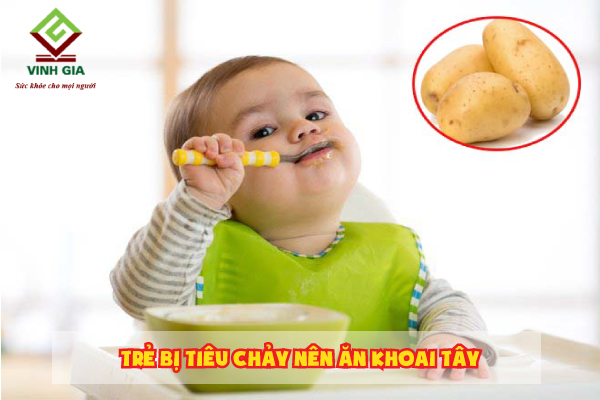 Trẻ bị tiêu chảy nên ăn soup khoai tây tốt cho đường tiêu hóa