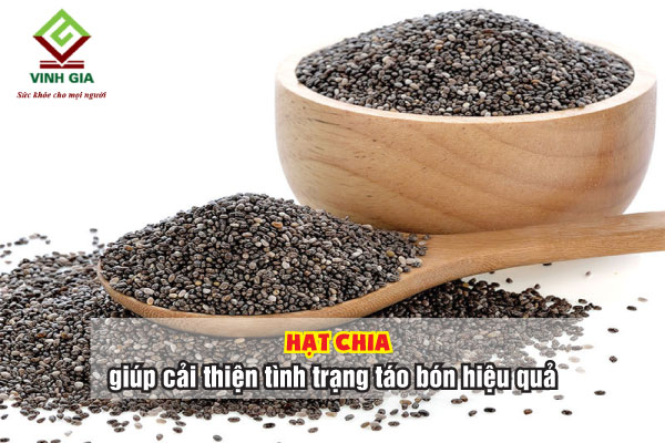 Ăn hạt chia giúp đại tiện dễ dàng hơn