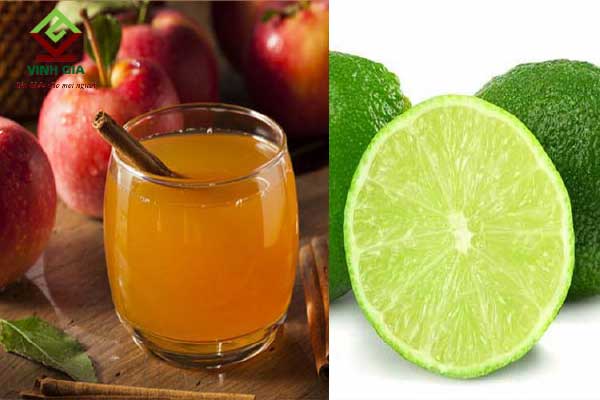 Cách chữa hôi nách bằng cách kết hợp giữa chanh và giấm táo Cách chữa hôi nách bằng cách kết hợp giữa chanh và giấm táo
