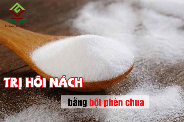 Cách khử mùi hôi nách bằng bột phèn chua cực "nhạy"