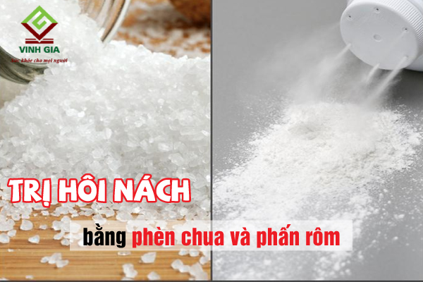 Hướng dẫn sử dụng phèn chua và phấn rôm đánh bay mùi hôi nách