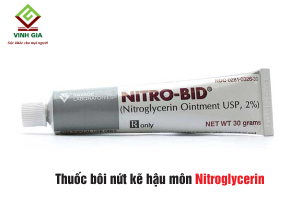 Nứt kẽ hậu môn nên bôi thuốc Nitroglycerin