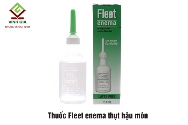 Thụt táo bón nên dùng thuốc Fleet enema Thụt táo bón nên dùng thuốc Fleet enema