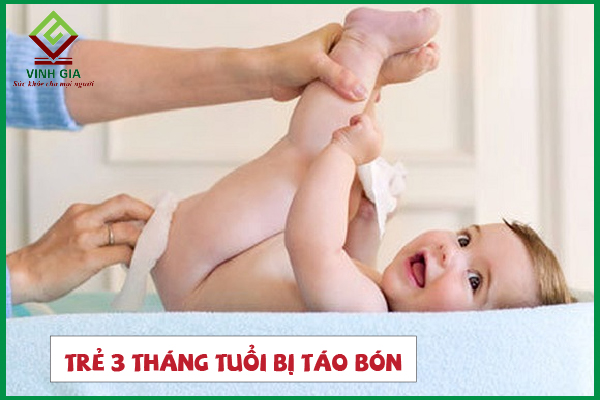 Trẻ 3 tháng tuổi bị táo bón – Giải pháp giúp cải thiện hiệu quả
