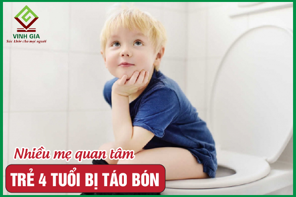 Trẻ 4 tuổi bị táo bón lâu ngày: Nguyên nhân và khắc phục
