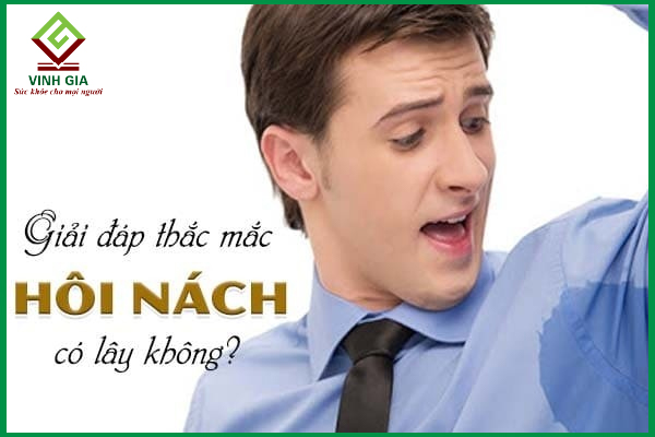 Bệnh hôi nách có lây không? có di truyền không?