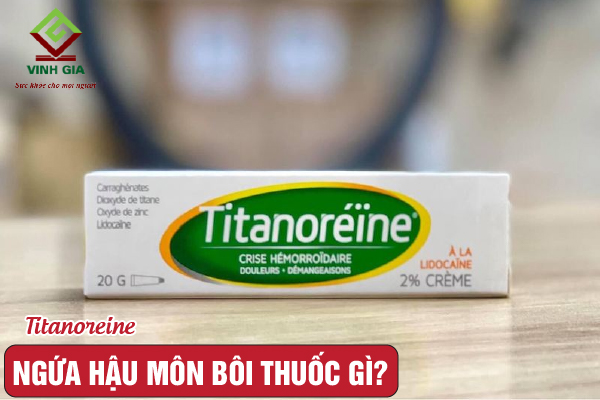 Thuốc bôi giảm ngứa rát hậu môn hiệu quả Titanoreine
