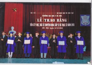 Bs Vũ Văn Lực - Lễ trao bằng Tiến sĩ Y học, Bác sĩ Chuyên khoa cấp II và Thạc sĩ năm 2012