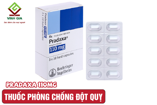 Thuốc phòng ngừa đột quỵ Pradaxa 110mg Thuốc phòng ngừa đột quỵ Pradaxa 110mg