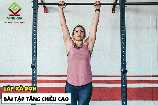 Bài tập giúp tăng chiều cao với xà đơn