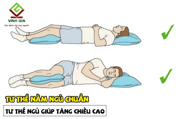 Các tư thế nằm ngủ giúp tăng chiều cao tốt nhất