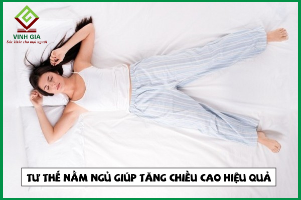 Tư thế ngủ giúp tăng chiều cao hiệu quả nhất