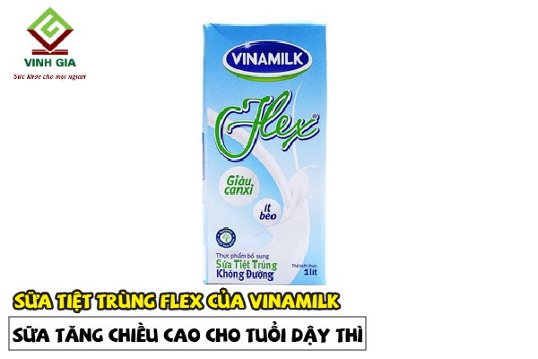 Sữa Flex của Vinamilk tăng chiều cao hiệu quả cho tuổi dậy thì