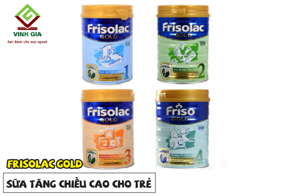 Sữa Frisolac Gold cải thiện chiều cao nhanh chóng cho bé