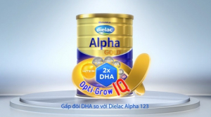 Sữa Dielac Alpha Gold - Của Hãng Vinamilk dòng sữa phát triển trí não và chiều cao được sử dụng nhiều nhất