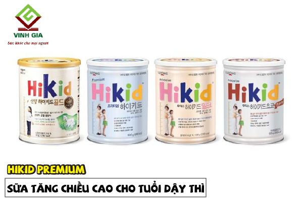 Sữa tăng chiều cao cho trẻ dậy thì Hikid Premium