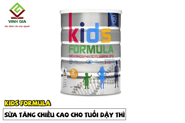 Sữa tăng chiều cao ở tuổi dậy thì Kids Formula