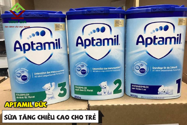 Tăng chiều cao vượt trội cho trẻ bằng sữa Aptamil Đức