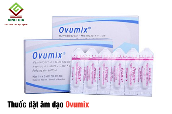 Viên đặt trị âm đạo Ovumix Viên đặt trị âm đạo Ovumix