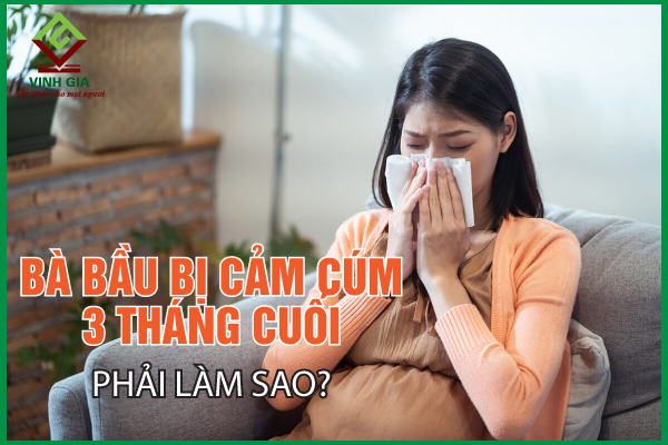 Cách trị an toàn cho bà bầu bị cảm cúm 3 tháng cuối