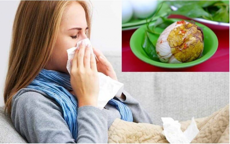 Liệu người bệnh cảm cúm có nên ăn trứng vịt lộn không?