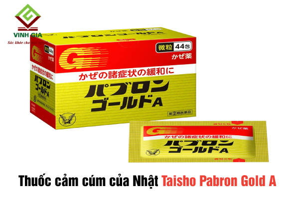 Bị cảm cúm nên uống thuốc cảm Taisho Pabron Gold A của Nhật