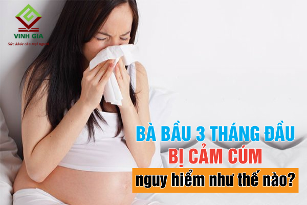 Khi bị cúm lúc mang thai tháng đầu gây nhiều ảnh hưởng đến sức khỏe mẹ và bé