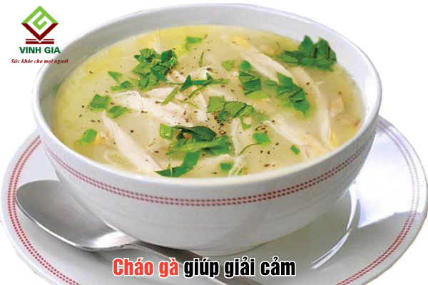 Món cháo trị cảm cúm thơm ngon - cháo gà