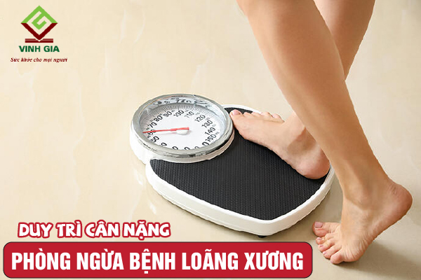 Duy trì cân nặng hợp lý là cách phòng ngừa loãng xương dễ dàng