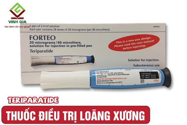 Thuốc Teriparatide hỗ trợ cải thiện tình trạng loãng xương Thuốc Teriparatide hỗ trợ cải thiện tình trạng loãng xương