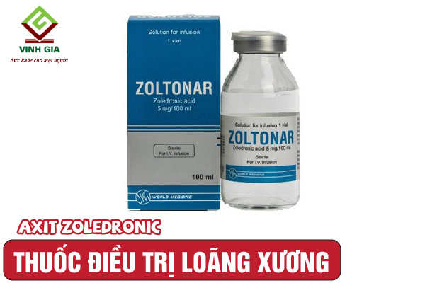 Trị loãng xương bằng loại thuốc tiêm Axit zoledronic Trị loãng xương bằng loại thuốc tiêm Axit zoledronic
