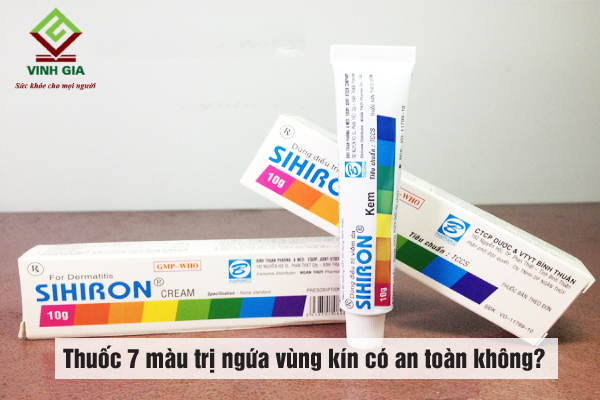 Thuốc 7 màu trị ngứa vùng kín có an toàn không? Thuốc 7 màu trị ngứa vùng kín có an toàn không?