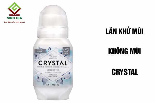 Lăn khử mùi cơ thể không mùi Crystal Body Deodorant Lăn khử mùi cơ thể không mùi Crystal Body Deodorant