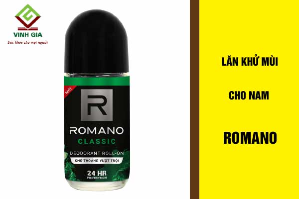 Lăn khử mùi nam Romano Lăn khử mùi nam Romano
