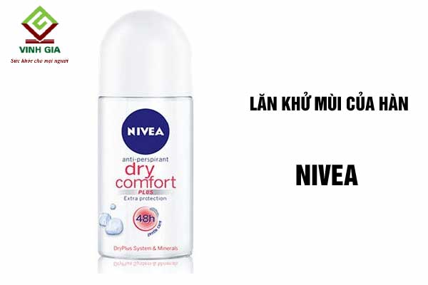 Lăn Khử Mùi Nivea Nữ 25ml Dry Comfort của Hàn Quốc