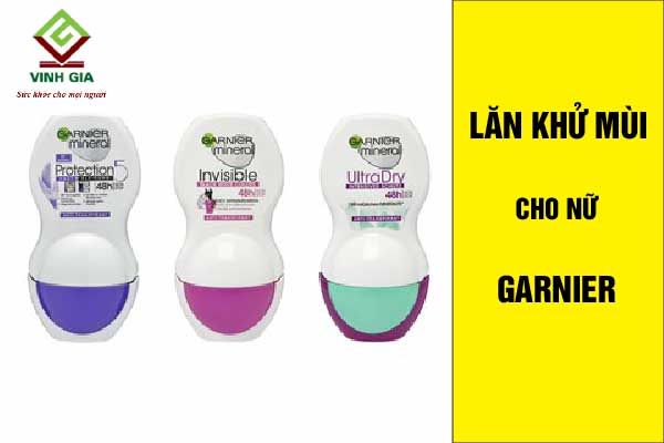 Lăn Khử Mùi nữ Garnier Mineral Lăn Khử Mùi nữ Garnier Mineral